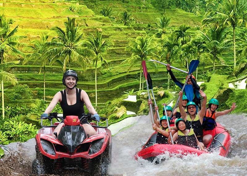 All Inclusive Ubud Adventure: Ayung Rafting, ATV Ride & Waterfall