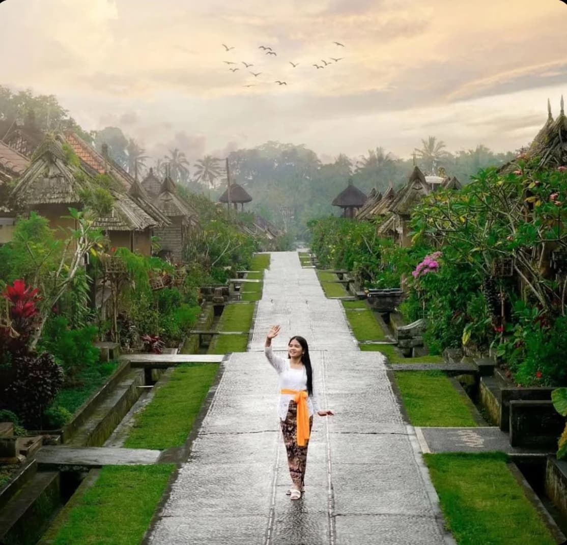 Central Bali: Penglipuran, Volcano View & Triple Waterfall Adventure Image 2